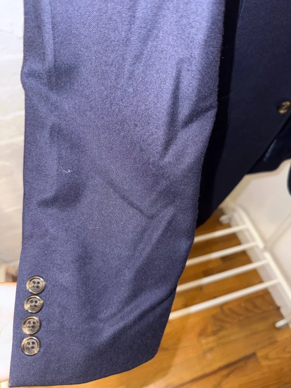 J.Crew Ludlow Navy Wool Blazer Suit Jacket 40R American Woolen Co